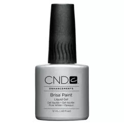 Λευκό τζελ κτισίματος για γραμμή γαλλικού CND Brisa Paint - www.creativegroup.gr