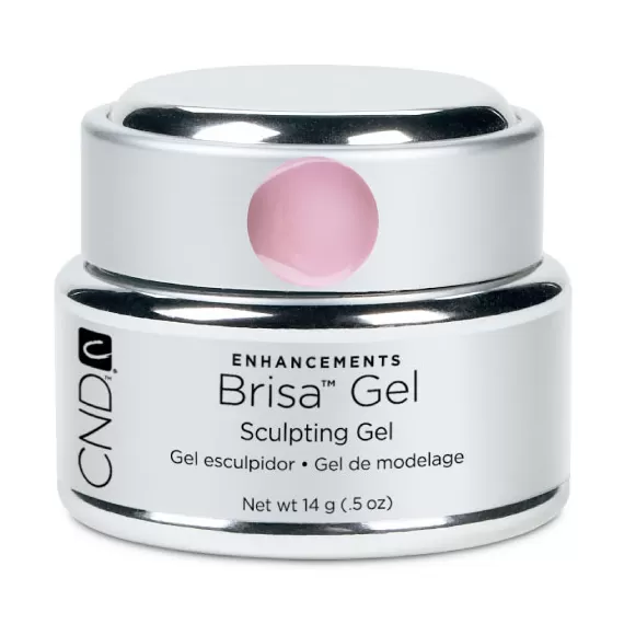 Τζελ κτισίματος CND Brisa Warm Pink Semi Sheer 14g - www.creativegroup.gr