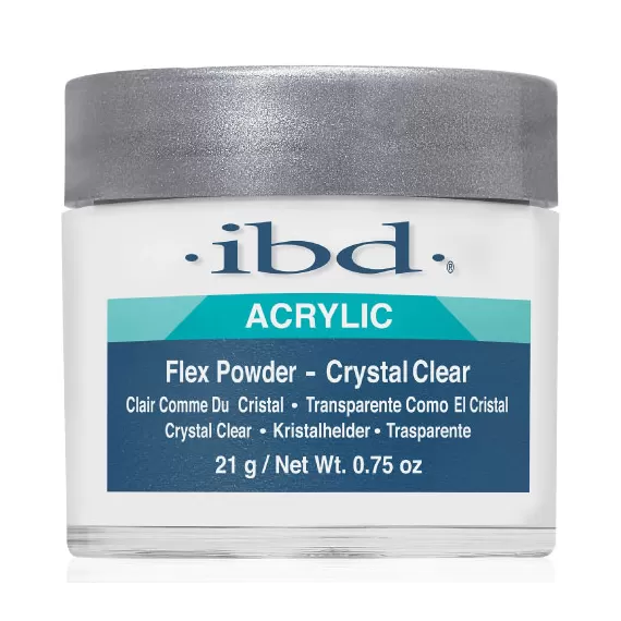 Σκόνη ακρυλικού IBD Flex Powder Crystal Clear 21g - www.creativegroup.gr