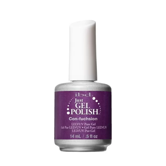 Ημιμόνιμο βερνίκι νυχιών Just gel polish "Con Fuchsion" - www.creativegroup.gr