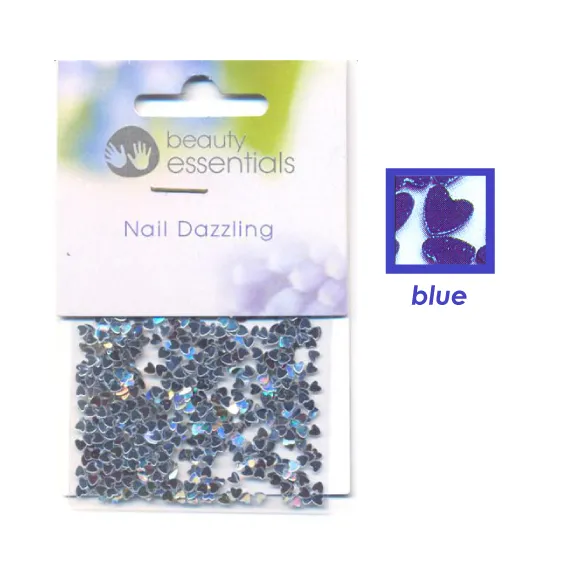 Nail art Dazzling Heart Μπλε - www.creativegroup.gr