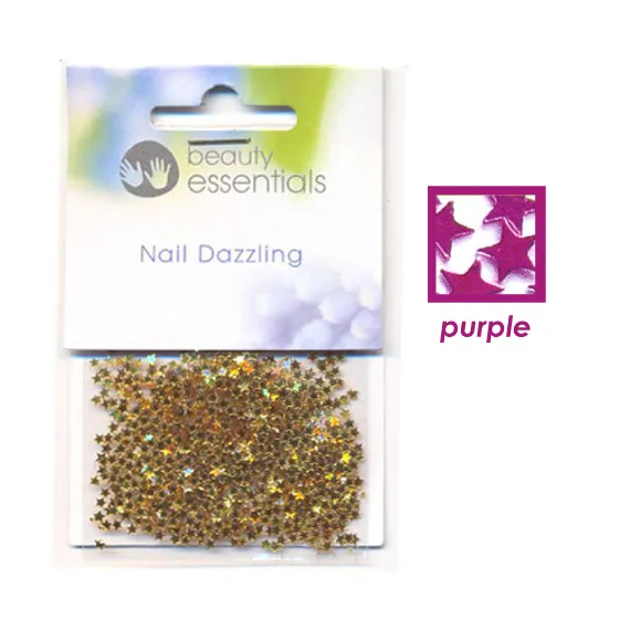 Nail art Dazzling Star Μωβ- www.creativegroup.gr